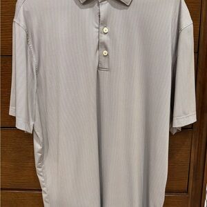 Men’s Large Silver Johnnie-O Polo